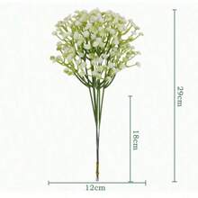 Yastouay Artificial Baby's Breath Flowers, 6 Sets Of Realistic White Baby's Breath Bouquets, Lifelike Artificial Gypsophila Bouquets, Suitable For Wedding Floral Arrangements, Party Decorations, Faux Decorations, Home Decor, And Room Decor.