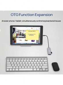 PHILIPS Stație de andocare SWR1604L/93, hub USB cu patru porturi, pentru laptopuri, unități USB, tastaturi, hard disk-uri mobile și hub-uri USB multi-port (gri spațial)