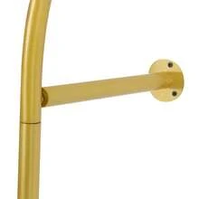Futchoy Wall-Mounted Garment Rack, Hanging Clothes Rack, Metal Retail Display Rack - Gold - View 5