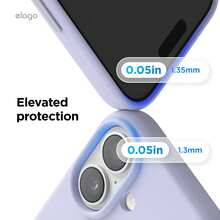 Elago High Quality Magnetic Liquid Silicone Case For IPhone 17, Compatible With MagSafe, Liquid Silicone Material, Protective Cover, Shockproof, Slim Phone, Fashion, Velvet - For Men, For Women, Luxury, Fashion, Minimalist - 紫色 - 查看 9