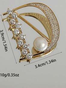 1 Pc Rhinestone Butterfly Faux Pearl Brooch, Elegant Chic Dress Accessory, Suitable For Gifts To Bestie, Girlfriend, Wife, Formal Occasions Dress Accessories Pin For Clothes Bag Charm School Office Accessories Shirts Jacket Jewelry Halloween Clothes Pin Funny Cute Teacher Gifts Costume Accessories Bag Charms Christmas