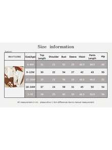 2Pcs Fall Outfit Baby Girl Long Sleeve Ruffle Crew Neck Rabbit Ears Decor Ribbed Shirt With Pants Set - White - View 8