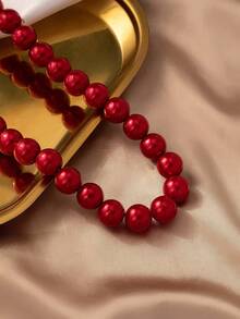 1 pezzo Collana con catena di perle, elegante e sofisticato stile francese