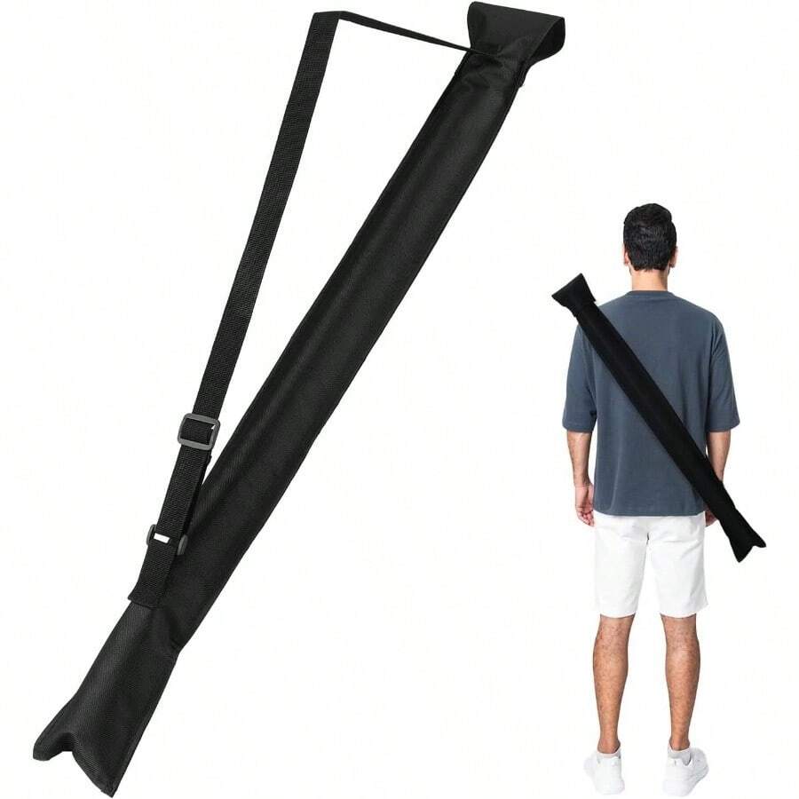 Billiard Pool Cue, Pool Cue Pools Stick 12 Billiard Cues Stick Cases Sticks Carrying Cases Carrying 12 Billiards Sticks, 32 Inches Snooker Storage Carryings Bags - Black - View 1