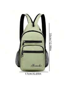 Customized New Waterproof And Versatile Chest Bag, Suitable For Outdoor Fashion And Sports, Crossbody Bag, Multifunctional, Suitable For Both Men And Women To Wear, Easy To Carry When Traveling, Multi Pocket Design, Simple And Fashionable Color Matching, Multiple Color Options, Large Capacity, Simple Casual Shoulder Bag, Give To Family And Friends, Birthday Gifts, Essential For Going Out