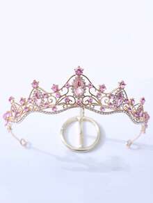 1 Stück Strass Braut Hochzeitskrone, Prinzessinnenkrone