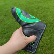 Fashion Design PU Leather Embroidered Golf Club Blade Putter Head Cover - Multicolor - View 12