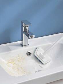 1pc(1 Handle+3 Replacement Sponges)Multi-Functional Long Handle Wall Brush - Detachable Bath Brush For Household Cleaning