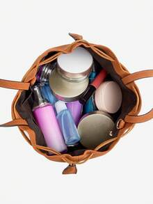 حقيبة كتف ناعمة من قماش المخمل الصلب ذات لون أحادي، بتصميم سحاب مطوي على شكل سحابة، حقيبة عملية وأنيقة بطراز بسيط، حقيبة دلو ذات سحاب كوري عصري من جلد مطفي