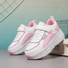 2-In-1 Removable Wheel Shoes For Men And Women, Suitable For Daily Wear And Outdoor Activities