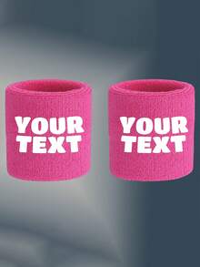 Customizable Sports Wristbands For Men And Women - Moisture-Wicking Wristbands With Customizable Patterns And Names For Tennis, Basketball, Running, Yoga, Fitness, And Exercise - Multicolor - View 5