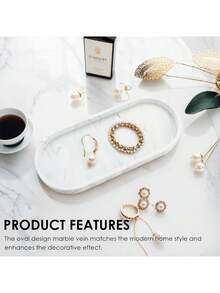 1/2 khay silicon hình oval dùng cho phòng tắm, khay đựng đồ trang sức bằng nhựa, khay trang trí phòng tắm, khay đựng trang sức phù hợp cho phòng tắm, phòng ngủ, dùng để cất giữ trang sức. - Nhiều màu - Xem 6