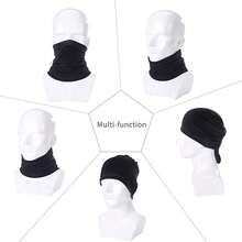 Warm Cycling Face Mask, Winter Neck Warmer, Ski Neck Warmer, Multi-Functional Cycling Scarf Cover, Velvet Magic Headband, Outdoor Towel, Winter Warm Men's And Women's Velvet Magic Headband And Scarf Cover, Cycling Face Mask, Outdoor Fleece Magic Towel, Fleece Neck Warmer - Windproof Winter Neck Warmer,
