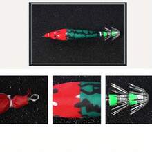 20 piezas Anzuelos de calamar luminosos de 10 cm/6 g Avlcoaky para calamar, camarón, pulpo y jibia, suministros de pesca