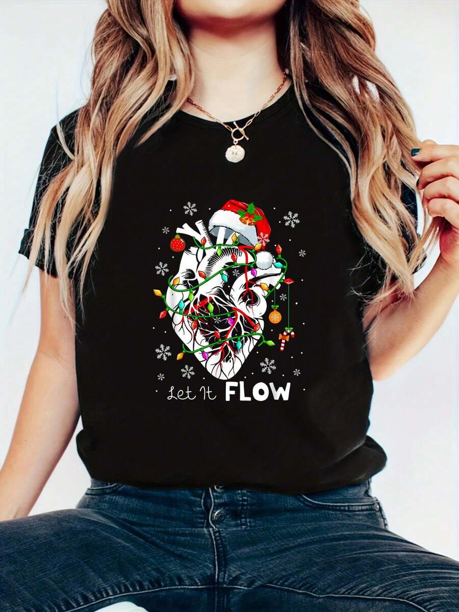 Camiseta de Cumpleaños a Juego para la Familia de Camiones Monstruos Retro de Mama - Camiseta impresa con letras de Feliz Navidad y copos de nieve, 100% algodón, top de mujer de otoño y Navidad - Bronce - Ver 1