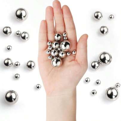 100g Relleno de perlas flotantes artificiales, para decoración de jarrones, decoración de velas flotantes, decoración del centro del hogar, soporte para brochas de maquillaje, adecuado para bodas DIY, cumpleaños, fiestas temáticas, decoración de Halloween y decoración central navideña, 10mm, 16mm, 20mm (incluye perlas de agua)