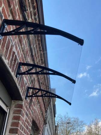 1PC Window Balcony Awning Bracket Durable PC Material Canopy Brackets Suitable For Store Entrance