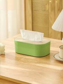 Modne pudełko na chusteczki z drewnianą pokrywką, pudełko do przechowywania akcesoriów biurkowych, kreatywny uchwyt na chusteczki do twarzy w domu i salonie