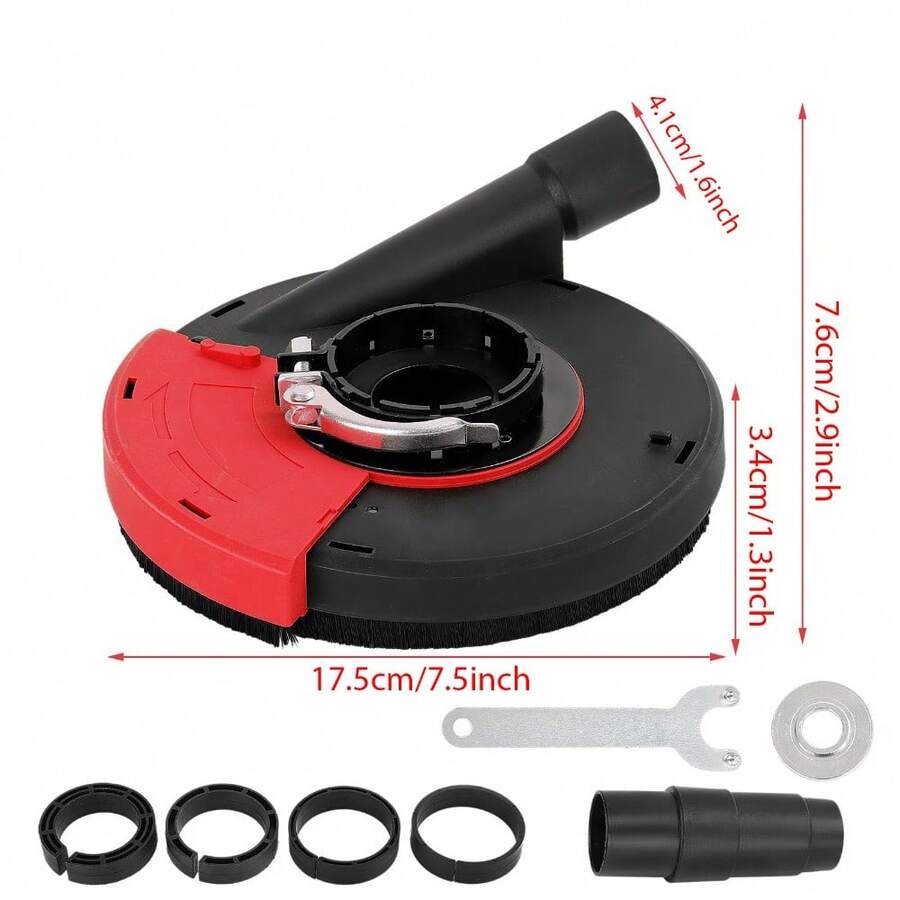 2x Diamantschleiftopf 125 Premium Estrich Beton + Absaughaube f. Winkelschleifer
