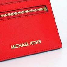 Michael Kors Michael Kors Jet Set Letter Logo Zipper Opening And Closing Texture Neck Bag Card Case 35S3GTVD3L