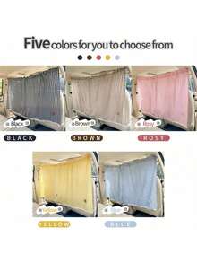 1 套汽车遮阳帘，防紫外线隔热窗帘，适用于前排和后排座椅，房车窗帘 - 均碼 - 查看 3