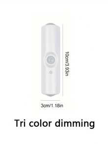 1pc Motion Sensor Night Light, Magnetic Wall Lamp, Detachable Lighting Can Be Stuck On Wall, With Lens, Illumination From Top And Bottom, Rechargeable USB LED Light Stick For Wireless Stairs, Indoor Wood Wall Closet Corridor Staircase