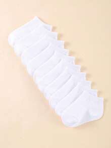 10/20/30 - Pair Random Color Set Of Unisex Baby Boat Socks.Simple And Casual Short Socks, Suitable For Toddlers As Learning - To - Walk Socks. These Socks Are Suitable For Both Baby Boys And Girls Aged 0 - 3.