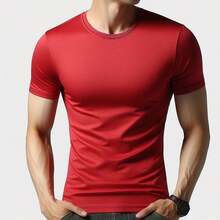 MIL200FIT Men T-Shirts - Red - View 4