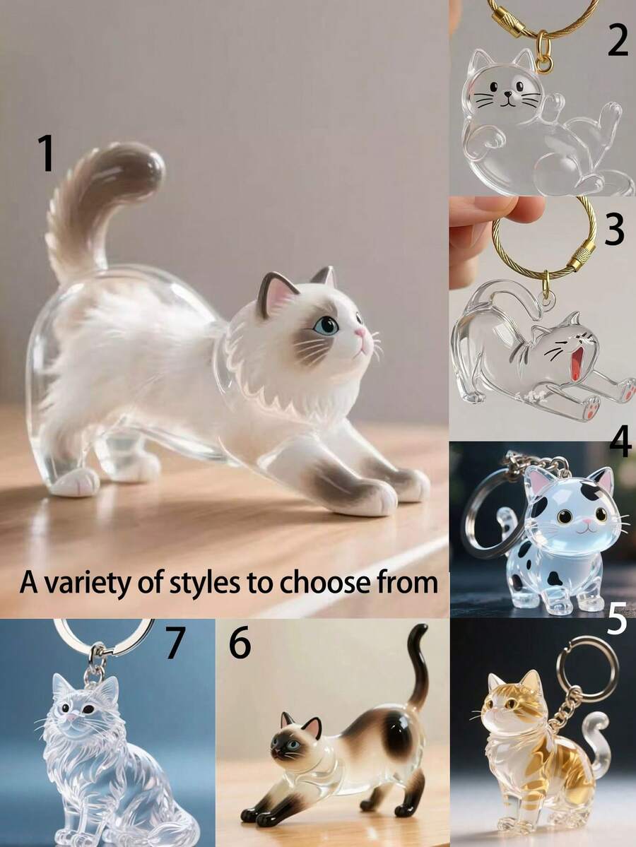 Hộp đựng lông thú cưng mini, mặt dây chuyền hộp đựng lông mèo trong suốt, móc khóa đựng lông chó, hộp đựng lông trong suốt, móc khóa chai đựng lông mèo, mặt dây chuyền đựng lông động vật dễ thương, mặt dây chuyền túi xách, hộp đựng lông chó dạng viên nang, móc khóa xe hơi, mặt dây chuyền điện thoại, món quà tuyệt vời nhất cho người yêu thú cưng, món quà sáng tạo cho người yêu, bạn bè, gia đình, giáo viên, vật dụng cần thiết cho mùa tựu trường, ngày lễ và kỷ niệm (chỉ hộp)