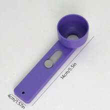 1Pc Creative Sliding Measuring Spoon,Kitchen Essential Tools, Filling & Pouring Funnel For Oil, Wine, And Liquid Decanting, Kitchen Organization, Splatter Proof, Easy Storage For Kitchen Organization