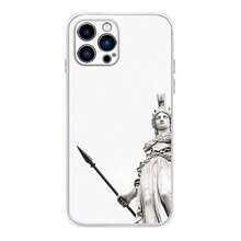 Funda de Teléfono Abstracta Mitología Griega Atenea Compatible con  16,15,14,13,12,11 Plus,Pro,Max,XR,XS,Plus,E,Mini Cubierta Transparente Suave, Cubierta Compatible con Funda  17, Funda  17 Pro, Funda  17 Pro Max - z4 - Ver 10