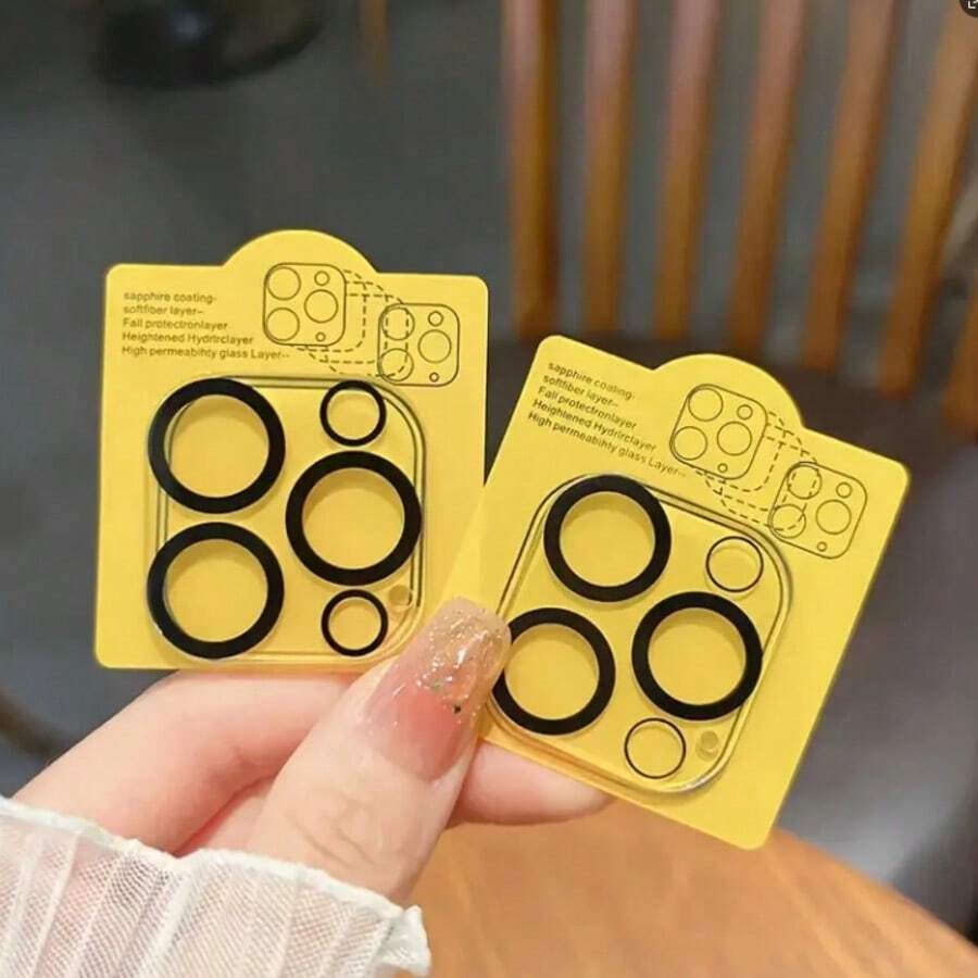 Película protectora de vidrio templado 9H compatible con iPhone 17/16/15 Pro Max y 14 Pro/13/12/11 - Ultra clara, anti-arañazos, sin burbujas, protección de lente, del teléfono, del dispositivo, ajuste perfecto, película transparente, alta calidad, vidrio, protector de pantalla, accesorios para teléfonos, usuarios de teléfonos inteligentes, entusiastas de la tecnología