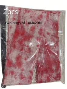 1 szt. 5M/10M/20M/30M/50M Halloween Krwawa Dekoracja Materiałowa, Nadaje Się Na Halloweenowe Imprezy Wewnątrz i Na Zewnątrz, Dekoracja na Halloween, Ogród, Drzewo, Taśma Izolacyjna, Ostrzegawcza, Rekwizyt, Horror. (Kolor jest losowo barwiony, a rzeczywisty otrzymany produkt ma pierwszeństwo) (20M = 2 opakowania po 10M) (30M = 3 opakowania po 10M) (50M = 5 opakowań po 10M) Niezwinięte, Opakowanie w worek OPP - Wielokolorowe - Zobacz 12