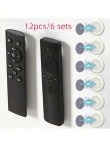 10 piezas Soporte magnético para control remoto, Gancho magnético para control remoto sin adhesivo, Organizador de montaje en pared para superficies planas - Compatible con TV, AC y otros controles, Para almacenamiento de suministros de oficina en el hogar y la escuela