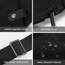 1 pieza Bolso bandolera antirrobo. Danza del dragón 900D. Bolso de pecho para hombres. Un bolso deportivo, de viaje y para ir al trabajo impermeable para hombres