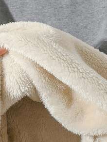 Suéter de unicolor para hombres, sudadera con capucha forrada térmica para otoño/invierno, de manga larga y cálida, gris, adecuada para actividades al aire deportes en otoño/invierno, puede ser un regalo para amigos, esposos, novios - Gris Claro - Ver 6