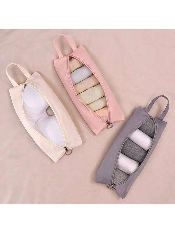 Bolsa de almacenamiento de ropa interior para viajes, bolsa portátil para ropa, adecuada para bolsa organizadora de viaje, bolsa de almacenamiento 3D para sostenes y calcetines