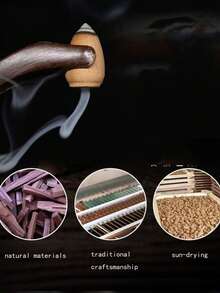 1pc Resin Crafted Waterfall Incense Burner, Reverse Flow Incense Burner, Mountain Tower Incense Holder, Decorative Incense Stand, Room Decor, Dining Table Decor, Creative Home Gift - Multicolor - View 11