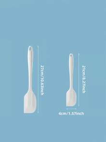 Espátula de silicona para cocinar en blanco, suave y resistente al calor para principiantes. Espátula de silicona grande y pequeña, espátula para mermelada, espátula resistente a altas temperaturas para crema. Herramientas para revolver y hornear, utensilios de cocina, artículos esenciales para apartamentos y dormitorios universitarios, suministros de repostería navideña para romper huevos, exprimir mermelada, mezclar, cocinar y hornear