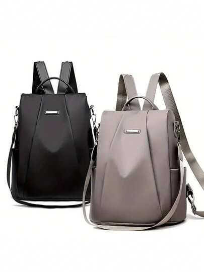 Leisure Travel Anti-Theft Backpack, Equipped With Detachable Shoulder Straps, Lightweight, Zipper-Closed, Adjustable Shoulder Straps, A Multi-Functional Backpack Suitable For Outdoor Use