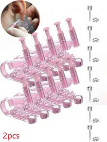 20/10/5PCS Disposable Ear Piercing Gun Kit Asepsis Healthy Easily Use Nose Lip Earring Piercer Tool Machine Set Ear Studs Body Jewelry Accessories