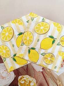 20 pièces/paquet Serviettes imprimées vintage avec motifs de feuilles, fleurs et abeilles, double épaisseur, convient pour les décorations de fête d'anniversaire, de thé de l'après-midi. Serviettes en papier, essuie-tout et papier hygiénique, fournitures festives et de fête. Produits d'entretien ménager et de soins personnels, articles ménagers et de première nécessité.