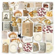 50PCS Oat Latte Ins Style Fun Cartoon Stickers Graffiti Vinyl Decoration Luggage Guitar Car Skateboard Notepad