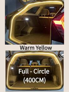 Easypie Selection 汽车后备箱氛围灯条柔性防水LED灯带内饰车内后备箱装饰灯车载高亮照明灯DIY灯隐藏安装自动感应尾门灯条