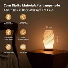 Adjustable Lighting Modern Desk Lamp With Wooden Base, USB Powered, Button Control, Suitable For Bedroom, Living Room, Dorm Decor And Lighting - Modern Table Lamp | Modern Desk Lamp | Wooden Base Lamp