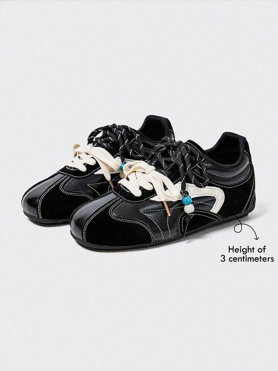 MASKERT Damen Lässig Sneaker, Agam Schuhe, Damen Trainingsschuhe, Damen Schuhe mit Absatz, Veloursleder Obermaterial, Gummisohle, Lässig und bequem