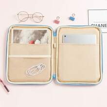 Koreanischer Stil Livework Karomuster iPad Tablet Hülle, passend für 11" & 13" Laptop Hülle, Laptoptasche, Laptophülle, Laptopcover für Reisen, wasserdicht, tragbar für Herren Laptoptaschen