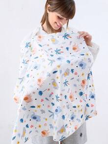 1 Piece Of Baby Pattern Breastfeeding Cover Suitable For Outdoor Use - Multicolor - View 16