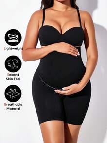 Women's Maternity Biker Shorts Pregnancy Yoga Workout Activewear