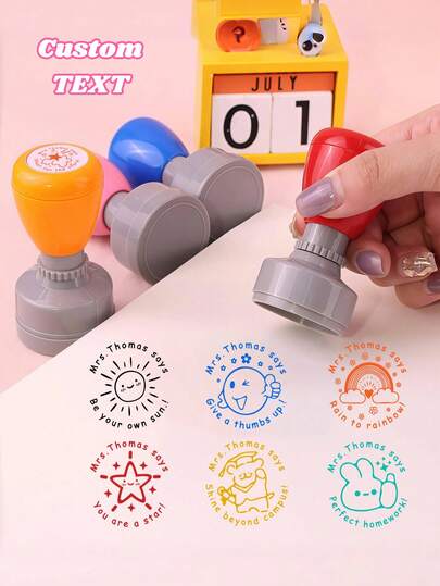 Sellos personalizados para maestros, sellos de comentarios personalizados para maestros, sellos de nombre personalizados, sellos de calificación de tareas, aprecio a los maestros, papelería personalizada para maestros, suministros para maestros personalizados, sellos de tareas, sellos de dibujos animados, sellos lindos, regalos para maestros, regalos de temporada de graduación, regalos de temporada de regreso a clases, decoración de oficina